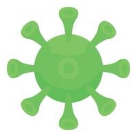 Green virus cell spreading infection through respiratory system vector