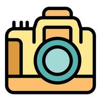 Digital camera capturing memories with style and precision vector