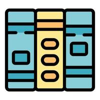Server room icon depicting data storage system vector