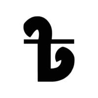Bangla Currency BDT TAKA Symbol Design for Typography vector