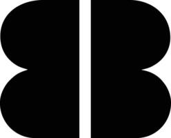 Bold Geometric Numbers 8 Set vector