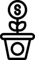 Growth Line Icon vector