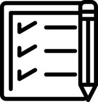 Contract Line Icon vector