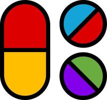 Drugs Line Icon vector