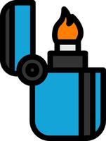 Lighter Line Icon vector