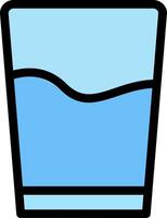 Glass Of Water Line Icon vector