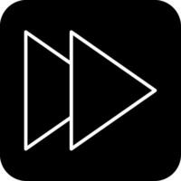 Fast Glyph Icon vector