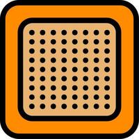 Nicotine Patch Line Icon vector