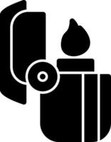 Lighter Glyph Icon vector