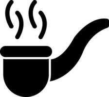 Pipe Glyph Icon vector