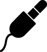 Audio Jack Glyph Icon vector