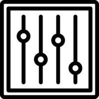 Adjustment Line Icon vector