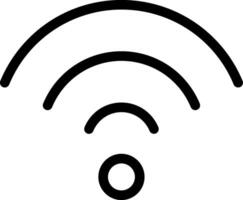 Wifi Line Icon vector
