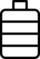 Battery Line Icon vector