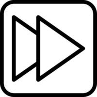 Fast Line Icon vector