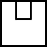 Box Line Icon vector