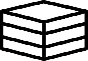 Parcel Line Icon vector