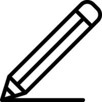 Pencile Line Icon vector