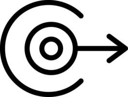 Right Arrow Line Icon vector
