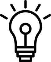 Idea Line Icon vector