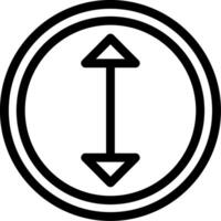 Direction Line Icon vector