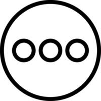 Menu Line Icon vector