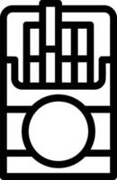 Tobacco Line Icon vector