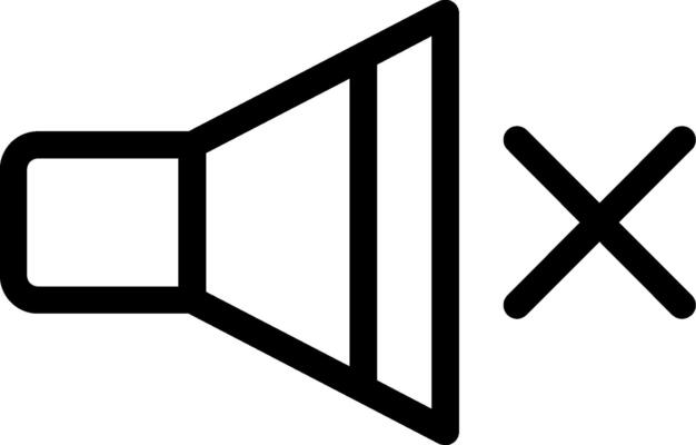 Mute Line Icon
