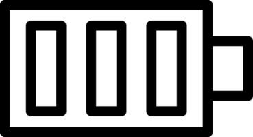 Battery Line Icon vector