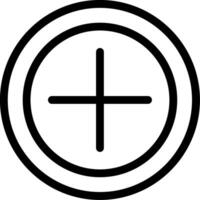 Add Line Icon vector