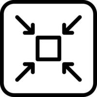 Reduce Albume Line Icon vector