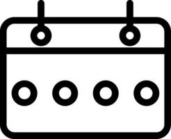 Calendar Line Icon vector