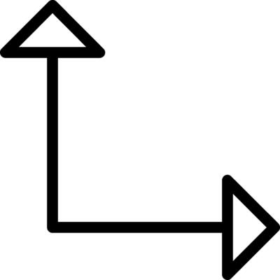 Down Chevron Line Icon