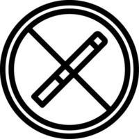 Quit Line Icon vector