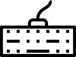 Keyboard Line Icon vector