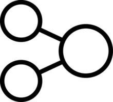 Connection Line Icon vector