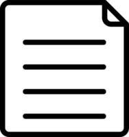 Page Line Icon vector