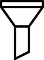 Filter Line Icon vector