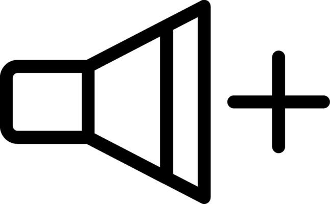 Volume Up Line Icon