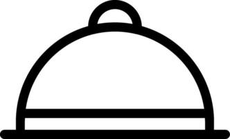 Dish Line Icon vector
