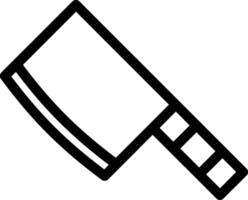 Knife Line Icon vector