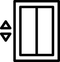 Elevator Line Icon vector
