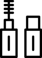 Mascara Line Icon vector