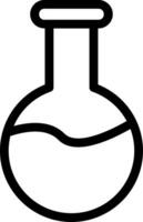 Flask Line Icon vector