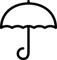 Umbrella Line Icon vector