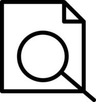 File Line Icon vector