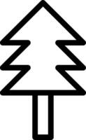 Trees Line Icon vector