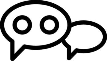Chat Line Icon vector