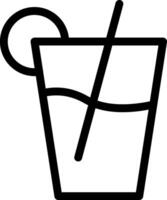 Juice Line Icon vector