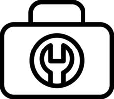 Toolbox Line Icon vector